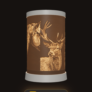 Cylinder Lamp lithophane lamp